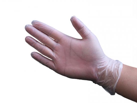 tek kullanımlık vinil eldiven temizle
