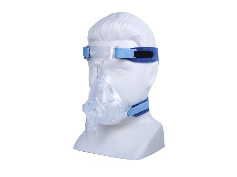 uyku apnesi için yeniden kullanılabilir silikon tam yüz cpap maskesi 