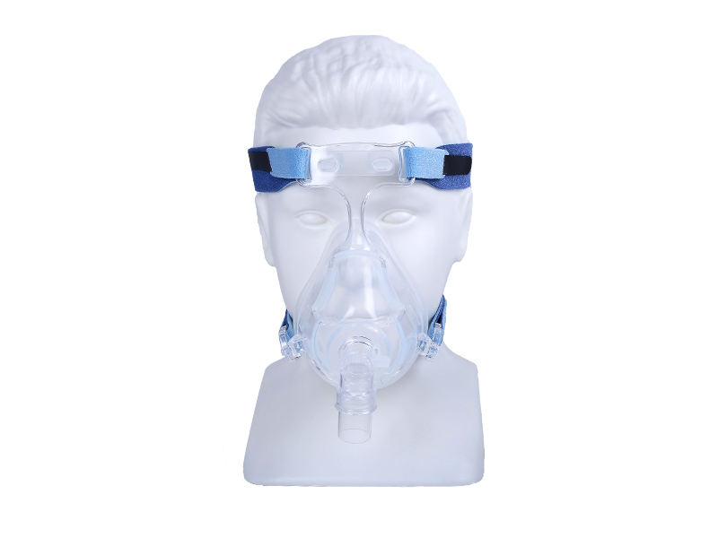 uyku apnesi için yeniden kullanılabilir silikon tam yüz cpap maskesi 